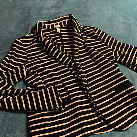 a new day Jackets & Blazers - a new day striped soft stretchy  blazer